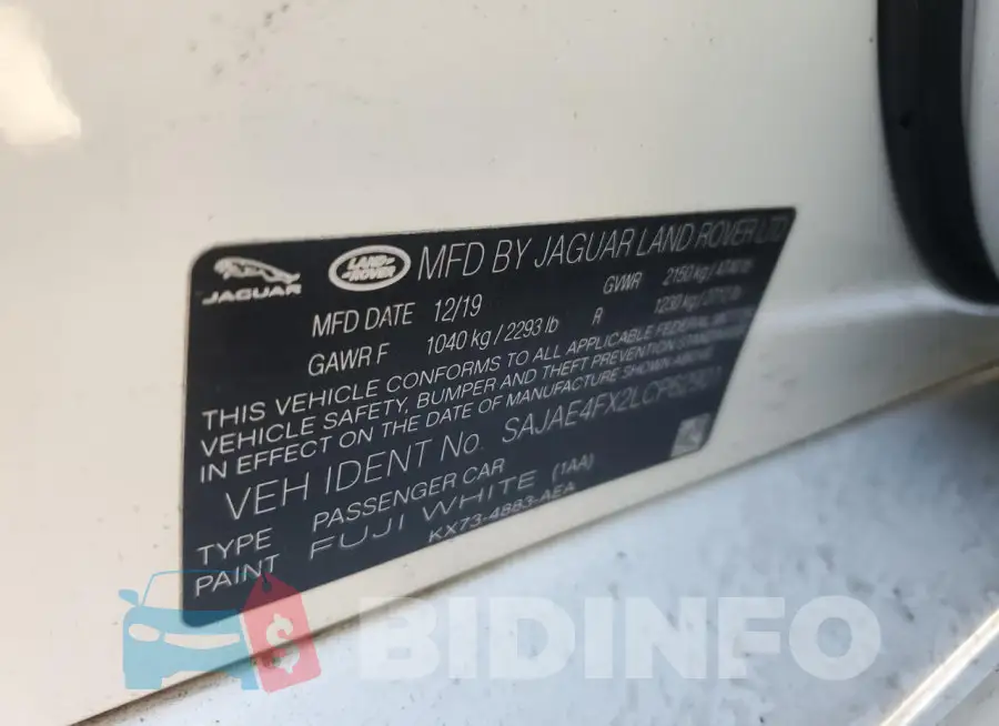 SAJAE4FX2LCP62901 Photo# 13