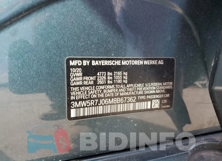 3MW5R7J06M8B67362 Photo# 12