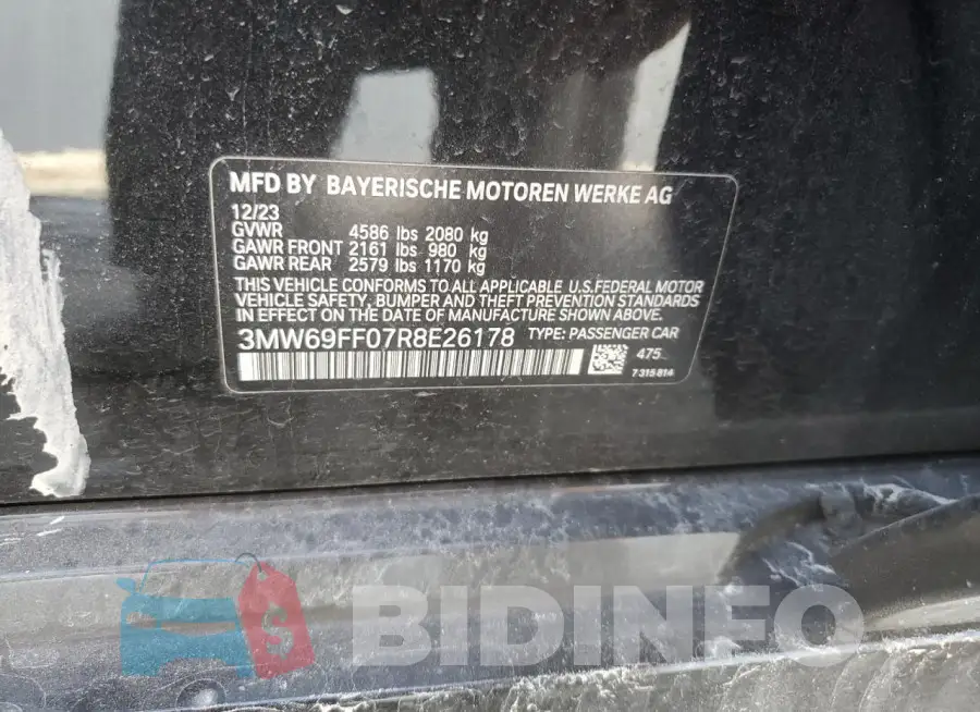 3MW69FF07R8E26178 Photo# 12