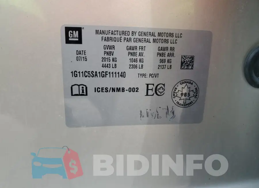 1G11C5SA1GF111140 Photo# 12