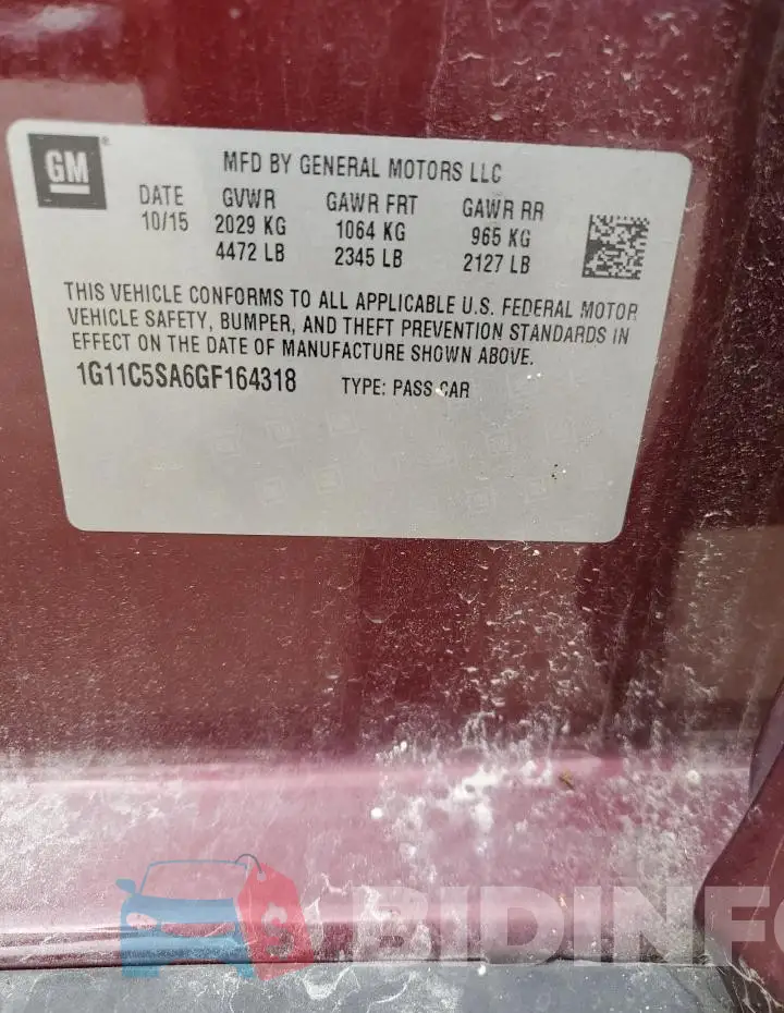 1G11C5SA6GF164318 Photo# 13