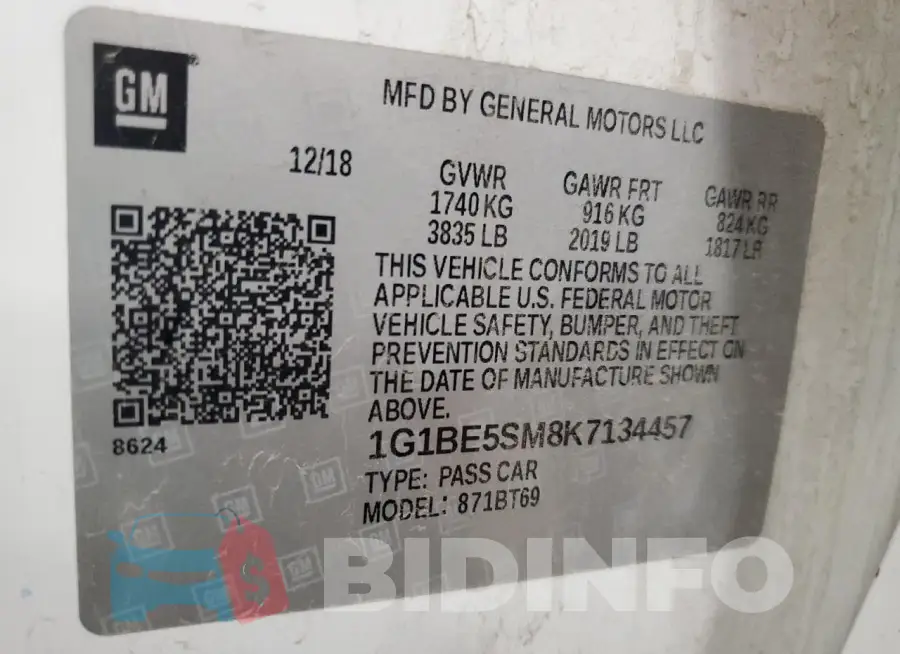 1G1BE5SM8K7134457 Photo# 13