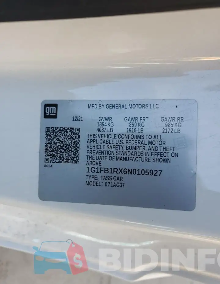1G1FB1RX6N0105927 Photo# 13