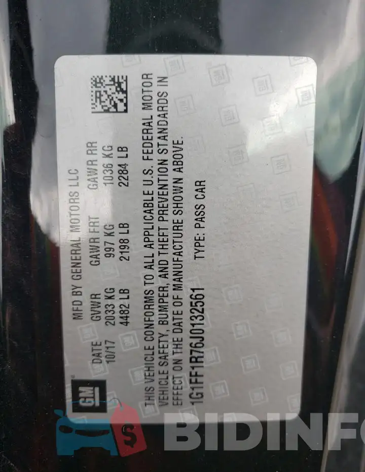 1G1FF1R76J0132561 Photo# 12