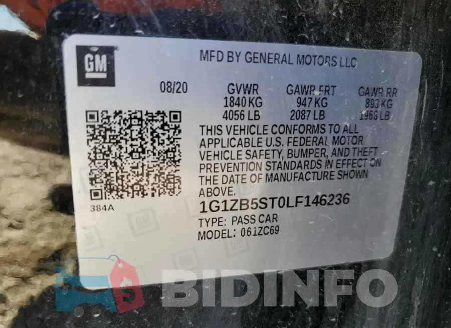 1G1ZB5ST0LF146236 Photo# 13