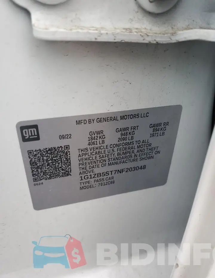 1G1ZB5ST7NF203048 Photo# 12