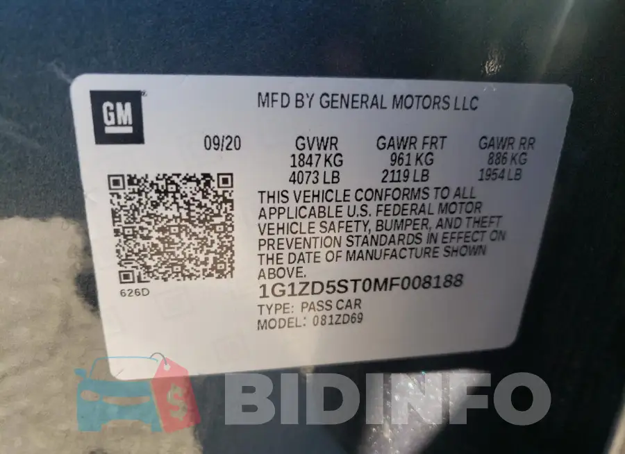 1G1ZD5ST0MF008188 Photo# 12