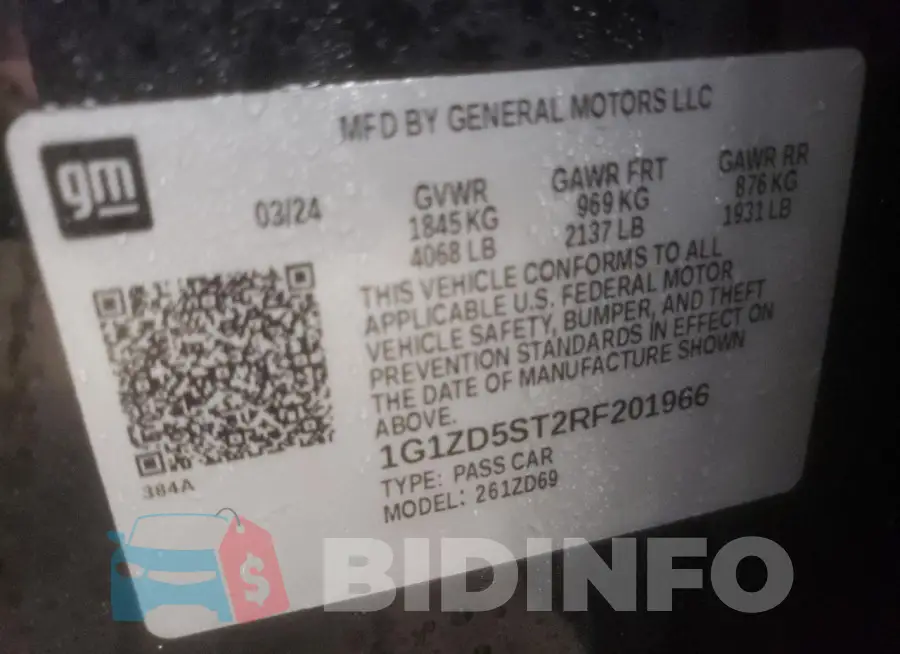 1G1ZD5ST2RF201966 Photo# 12