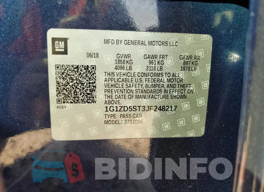 1G1ZD5ST3JF248217 Photo# 12