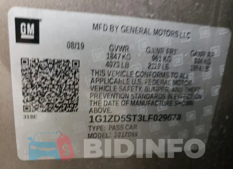 1G1ZD5ST3LF029678 Photo# 12