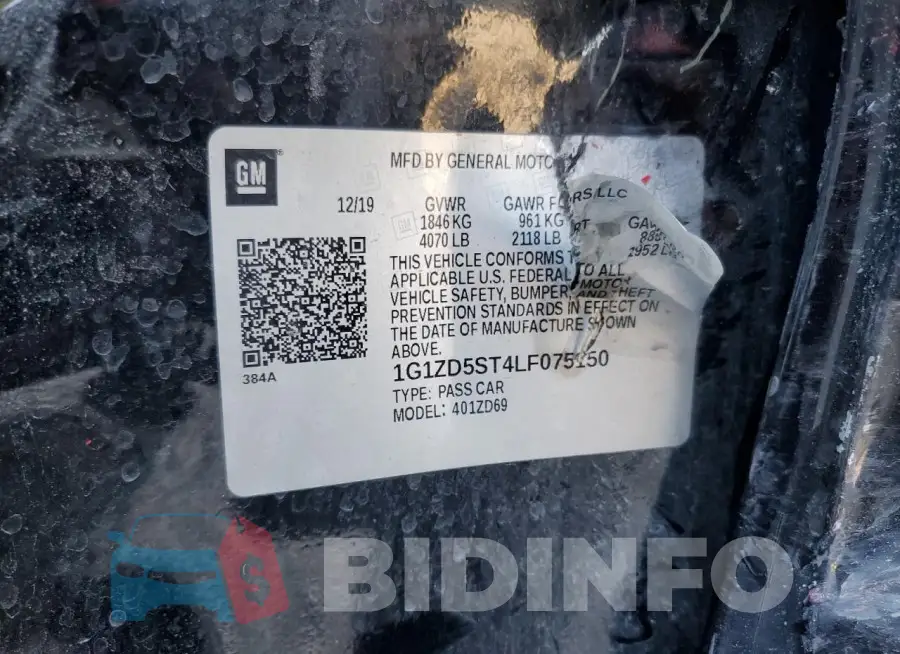 1G1ZD5ST4LF075150 Photo# 12
