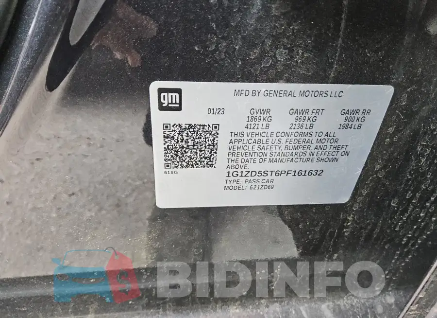 1G1ZD5ST6PF161632 Photo# 12