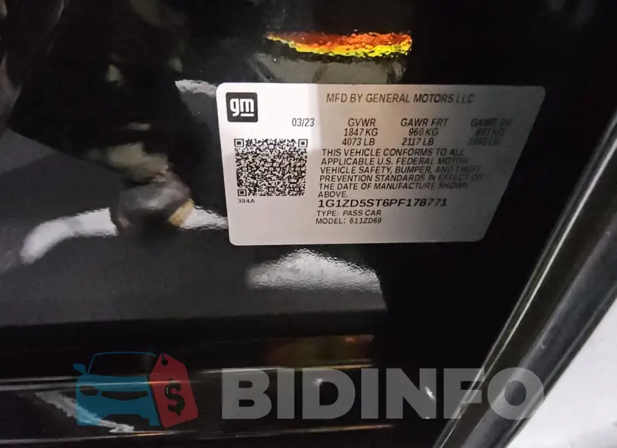 1G1ZD5ST6PF178771 Photo# 13