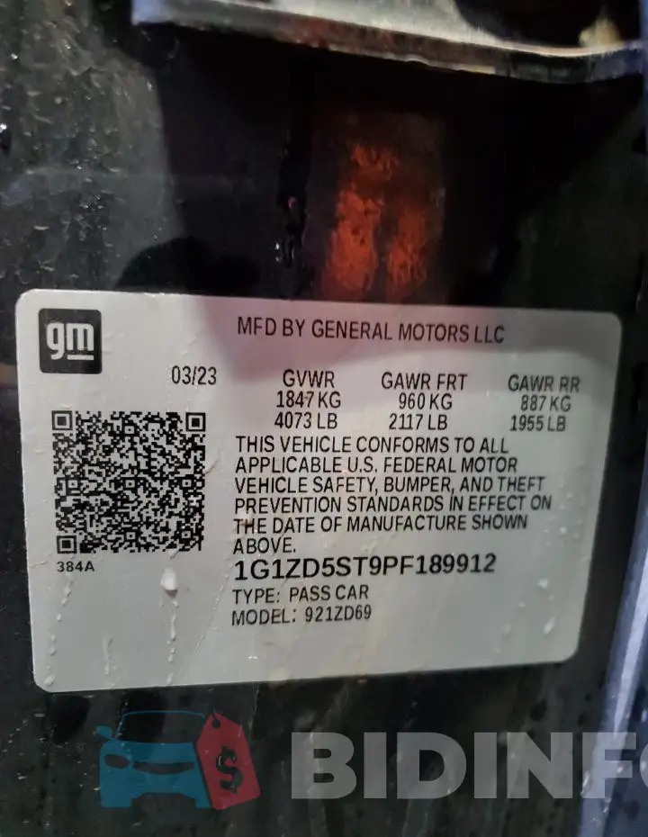 1G1ZD5ST9PF189912 Photo# 12