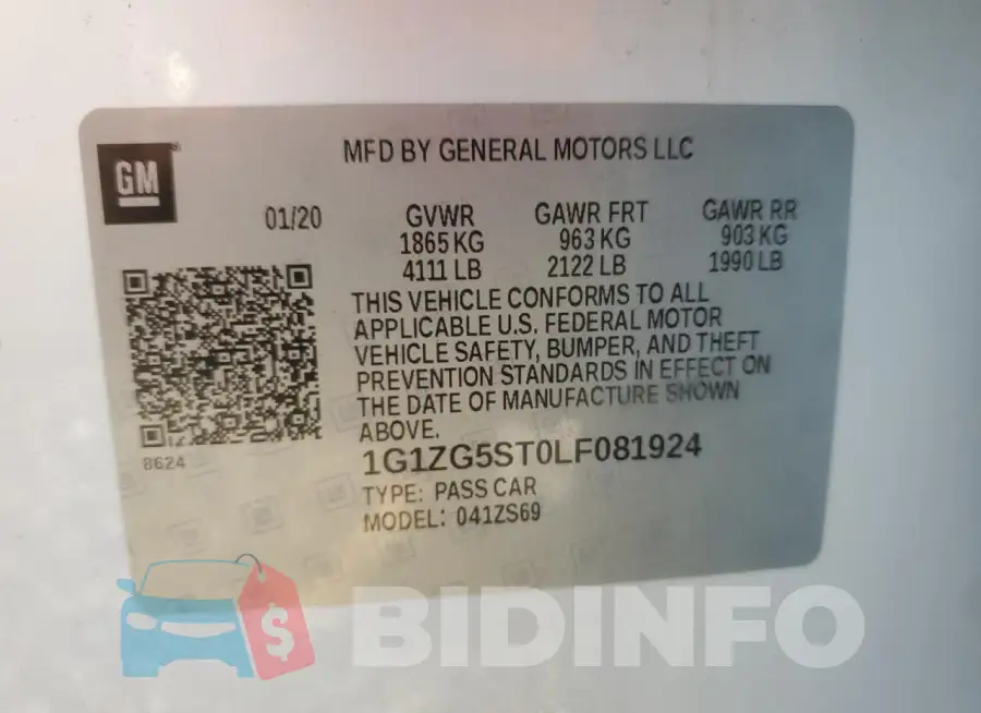 1G1ZG5ST0LF081924 Photo# 12