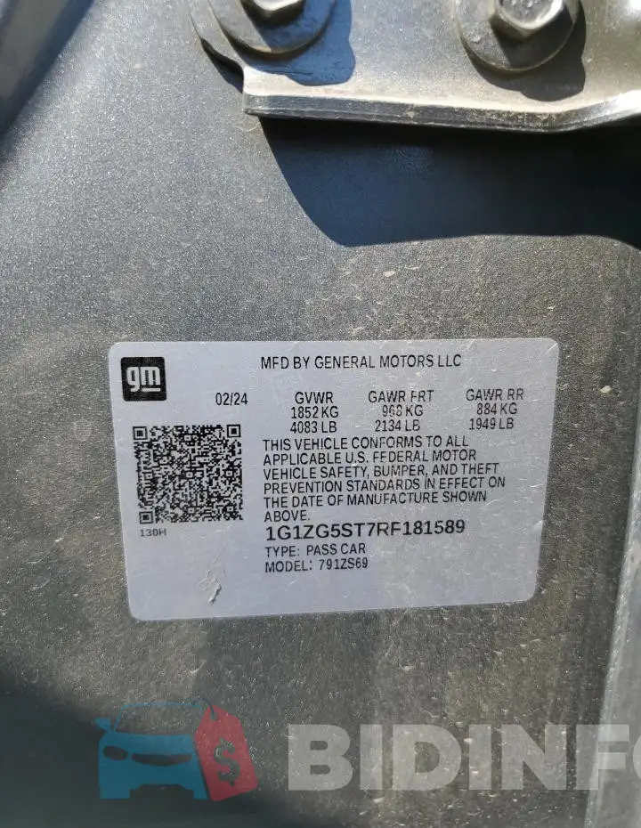 1G1ZG5ST7RF181589 Photo# 13