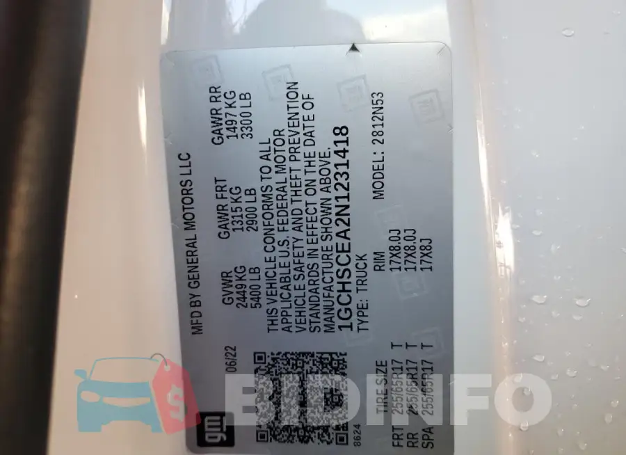 1GCHSCEA2N1231418 Photo# 12