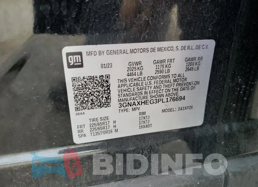 3GNAXHEG3PL176694 Photo# 13