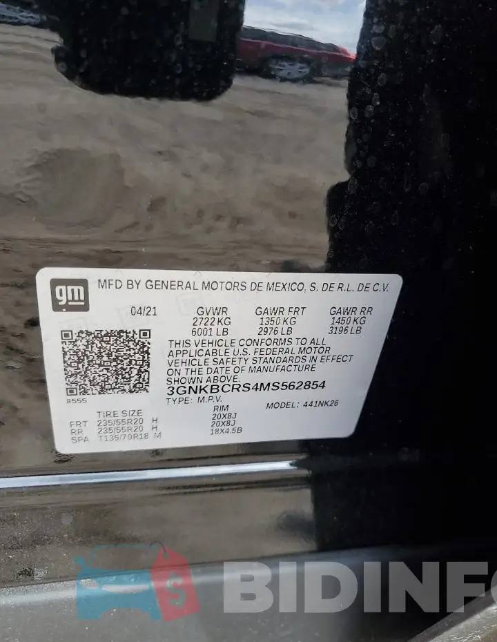3GNKBCRS4MS562854 Photo# 13