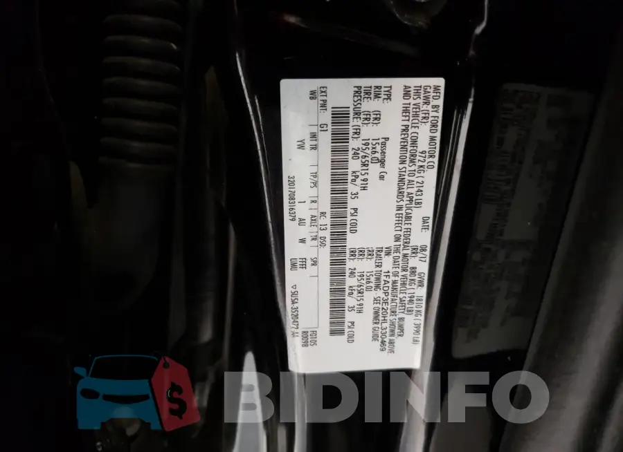 1FADP3E20HL330469 Photo# 12