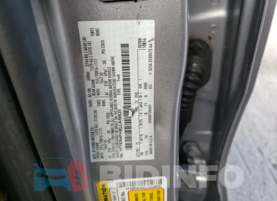 1FTER4FHXLLA59835 Photo# 12