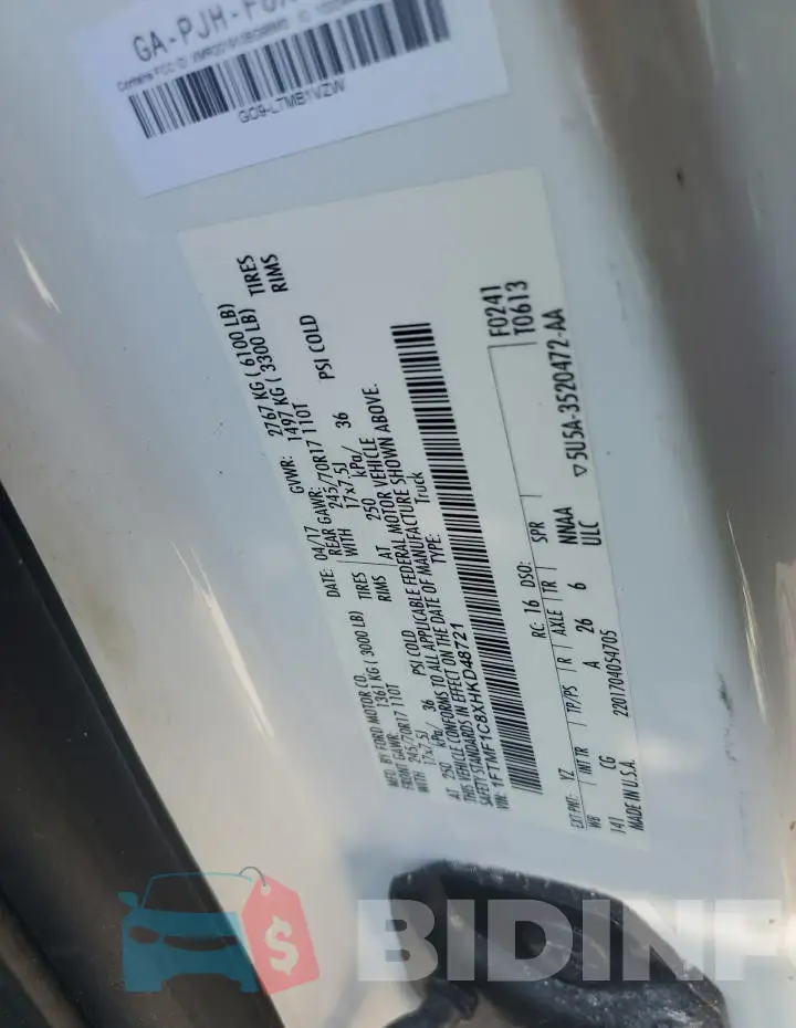 1FTMF1C8XHKD48721 Photo# 12