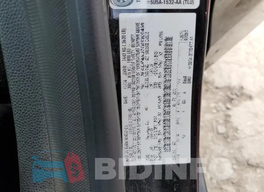 3FADP4AJ7GM205498 Photo# 12