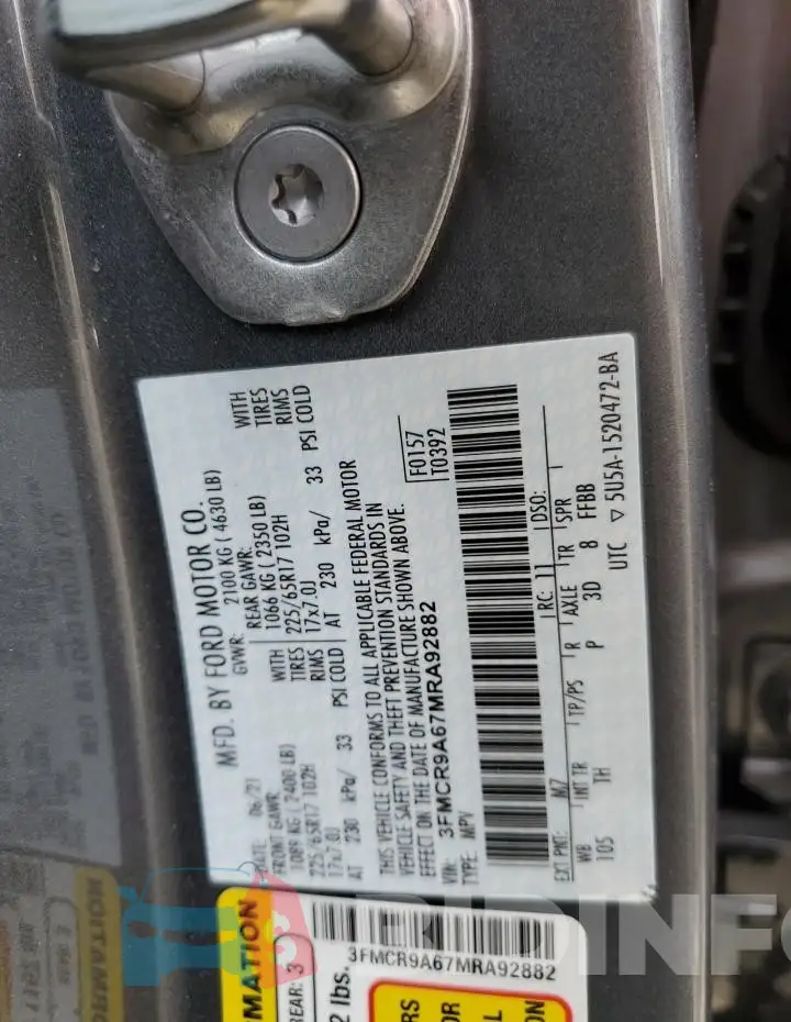 3FMCR9A67MRA92882 Photo# 12