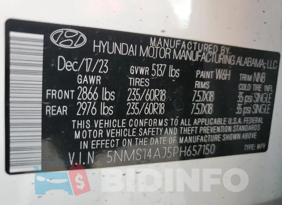 5NMS14AJ5PH657150 Photo# 14