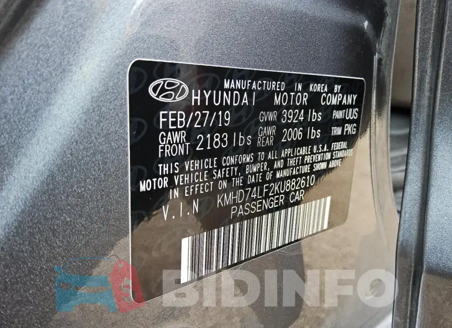 KMHD74LF2KU882610 Photo# 12