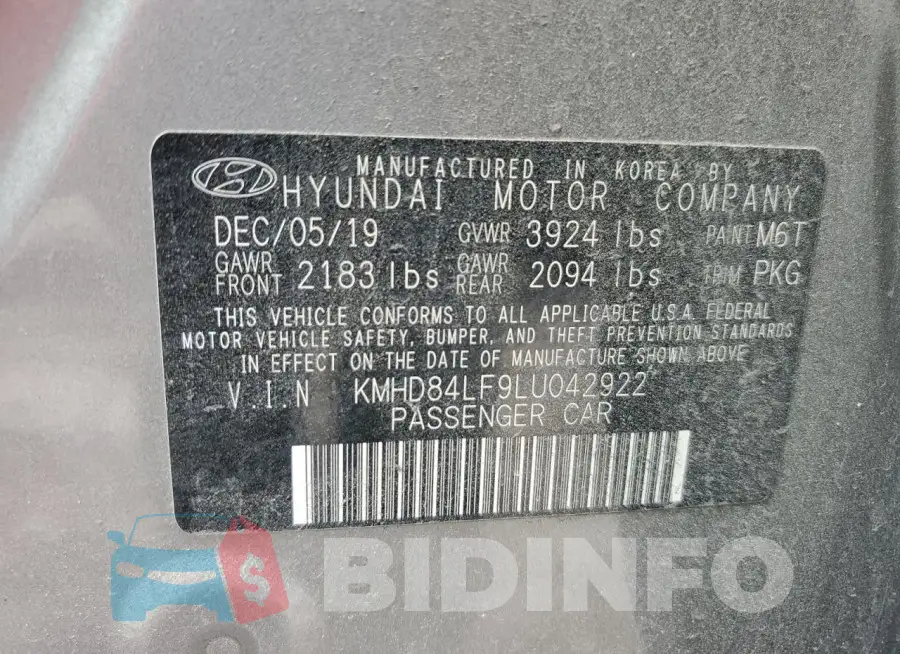 KMHD84LF9LU042922 Photo# 12