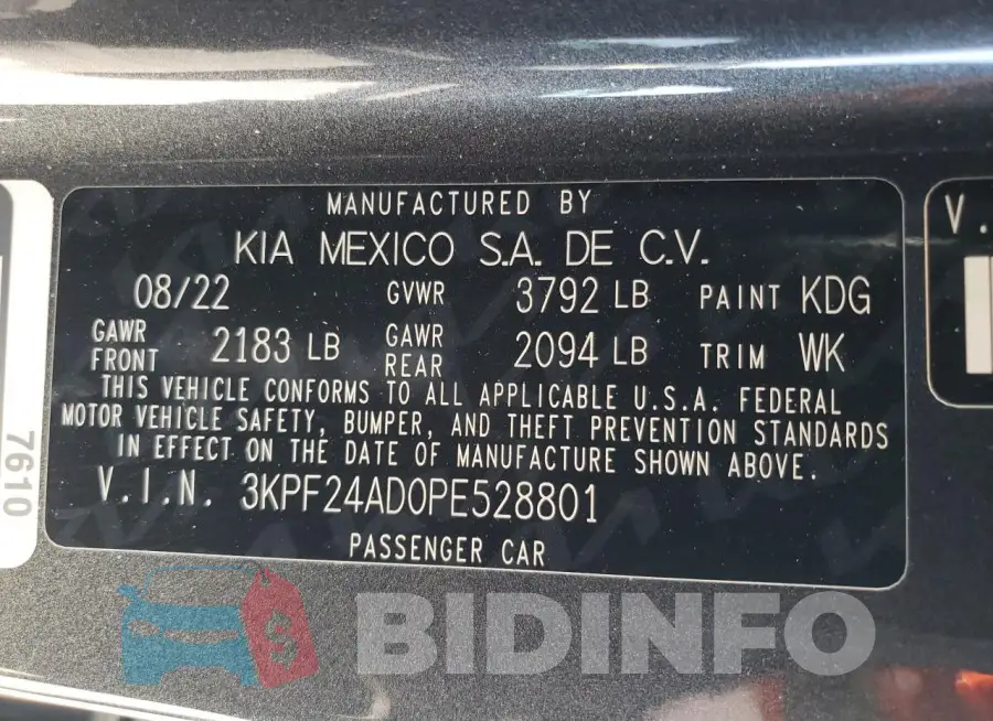 3KPF24AD0PE528801 Photo# 12