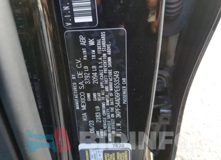 3KPF54AD6PE653549 Photo# 12