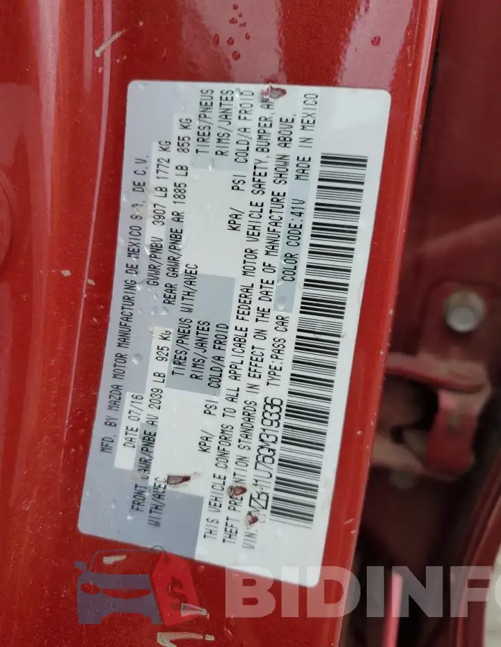 3MZBM1U76GM319336 Photo# 12