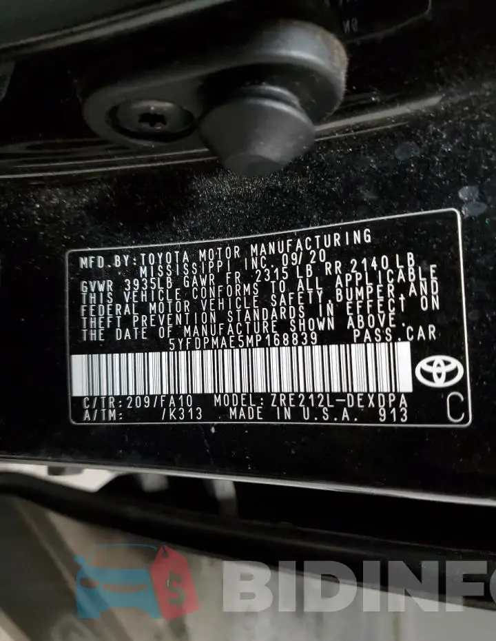 5YFDPMAE5MP168839 Photo# 12