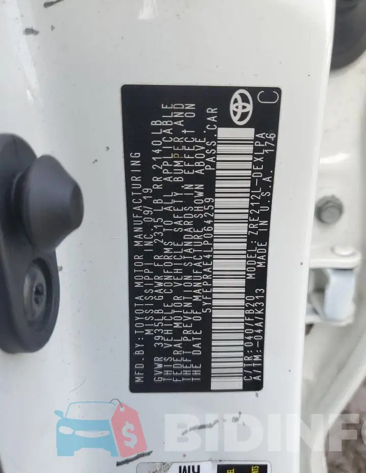 5YFEPRAE4LP064259 Photo# 12