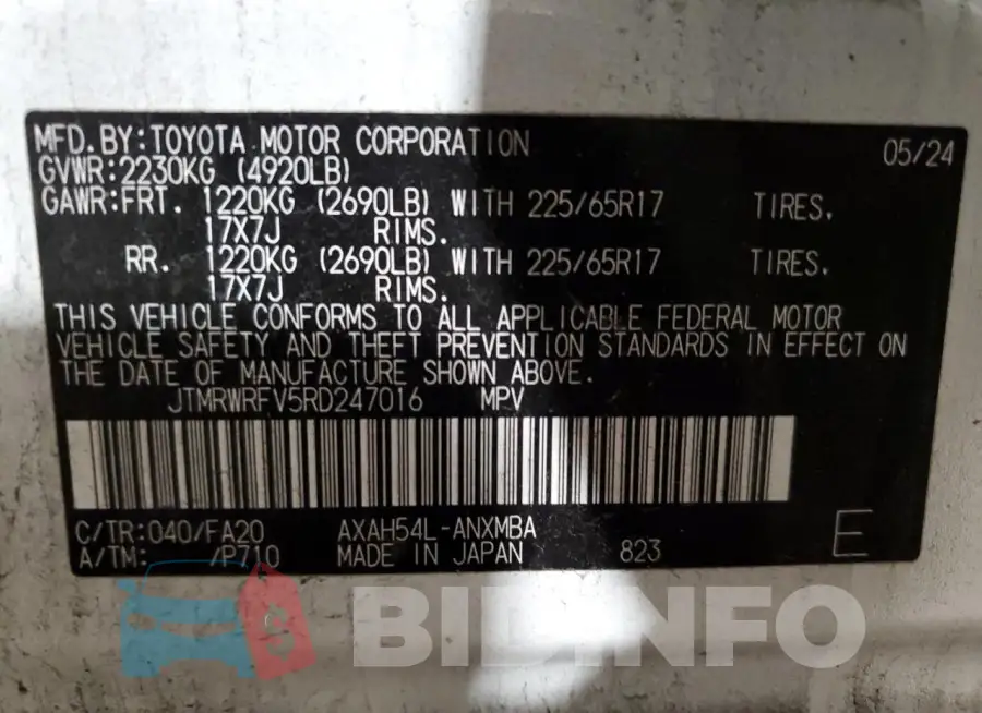 JTMRWRFV5RD247016 Photo# 13