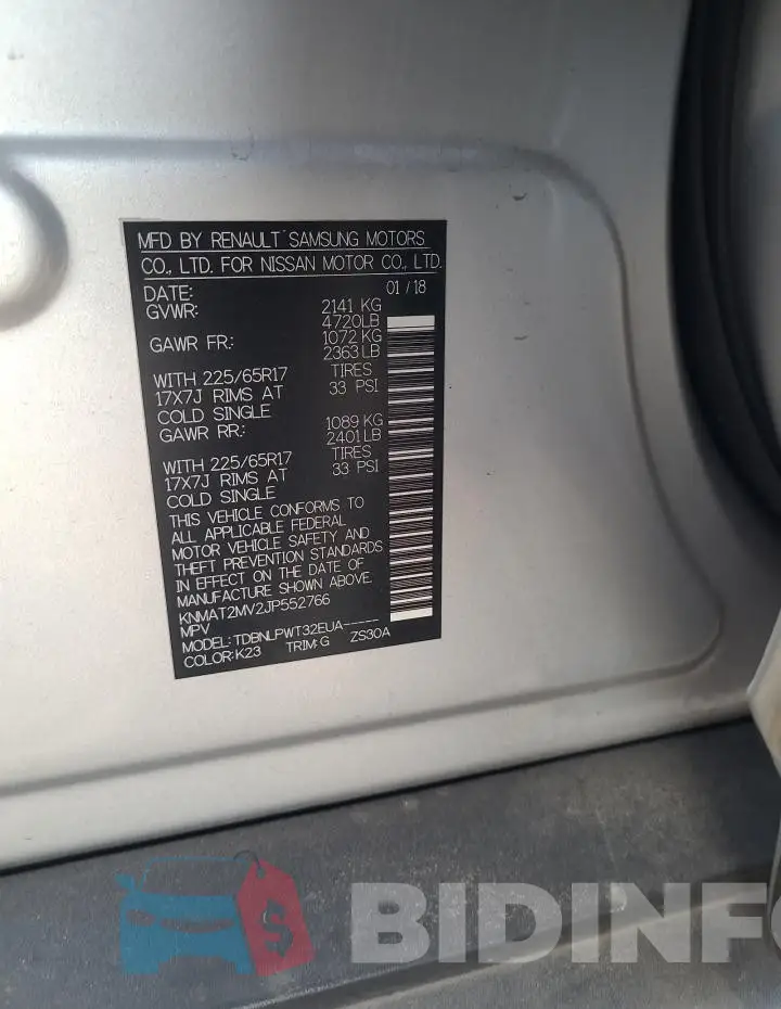 KNMAT2MV2JP552766 Photo# 13