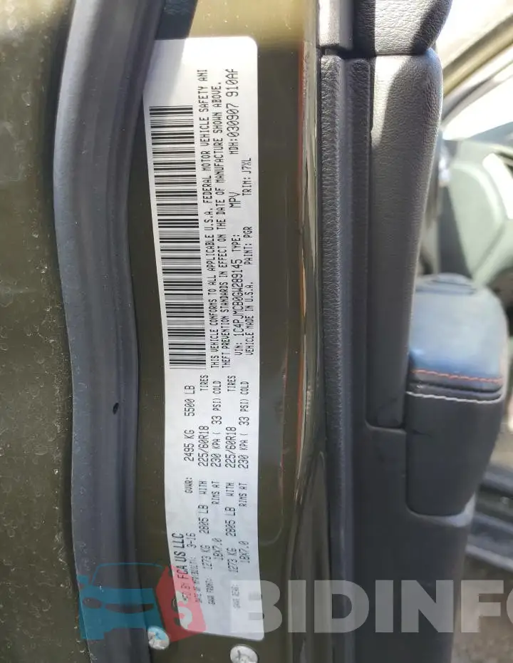 1C4PJMCB0GW289145 Photo# 13