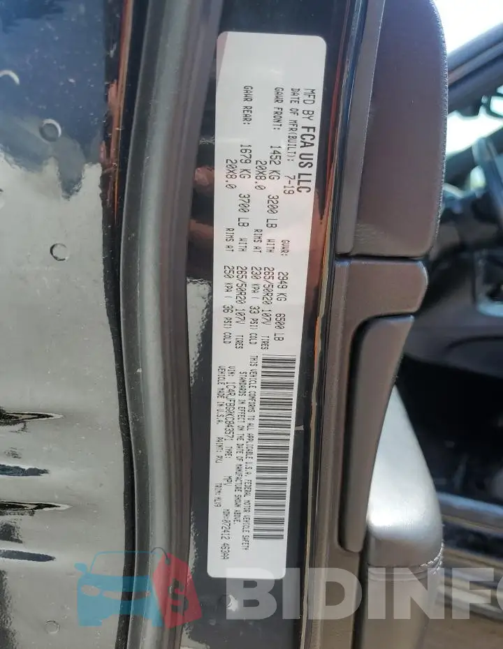 1C4RJFBG0KC843571 Photo# 13