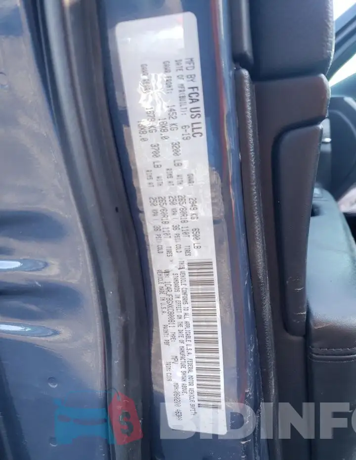 1C4RJFBGXKC800811 Photo# 13
