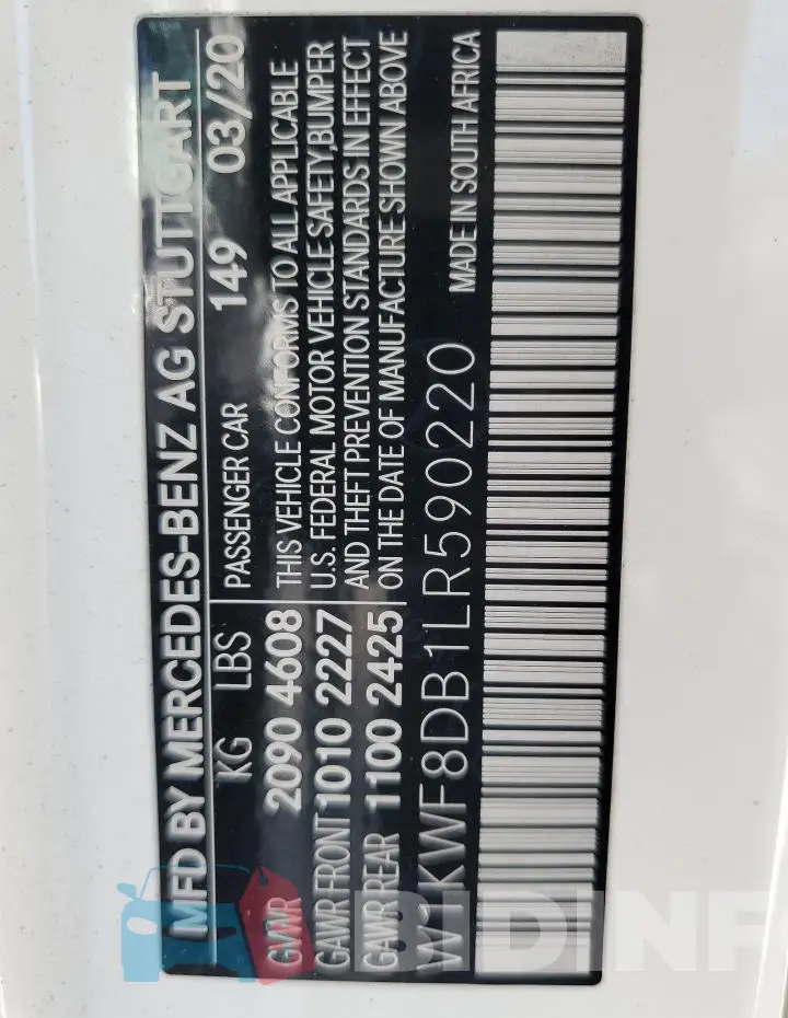 W1KWF8DB1LR590220 Photo# 12