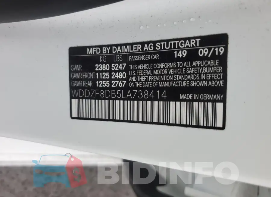 WDDZF8DB5LA738414 Photo# 13