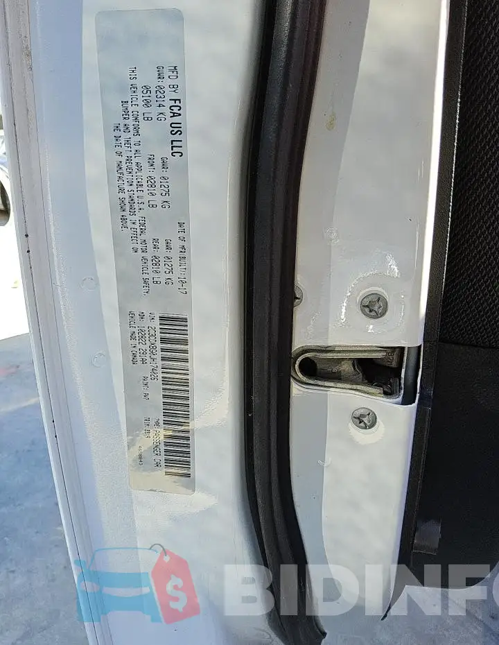 2C3CDXBG0JH174026 Photo# 12