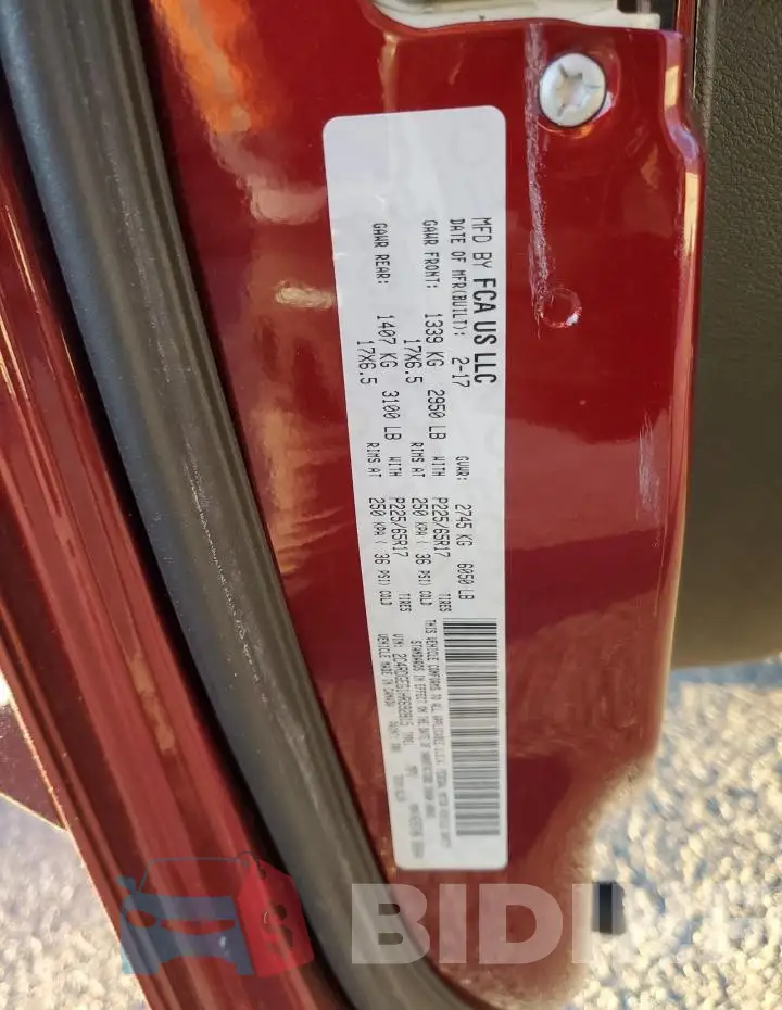 2C4RDGEG1HR692815 Photo# 14