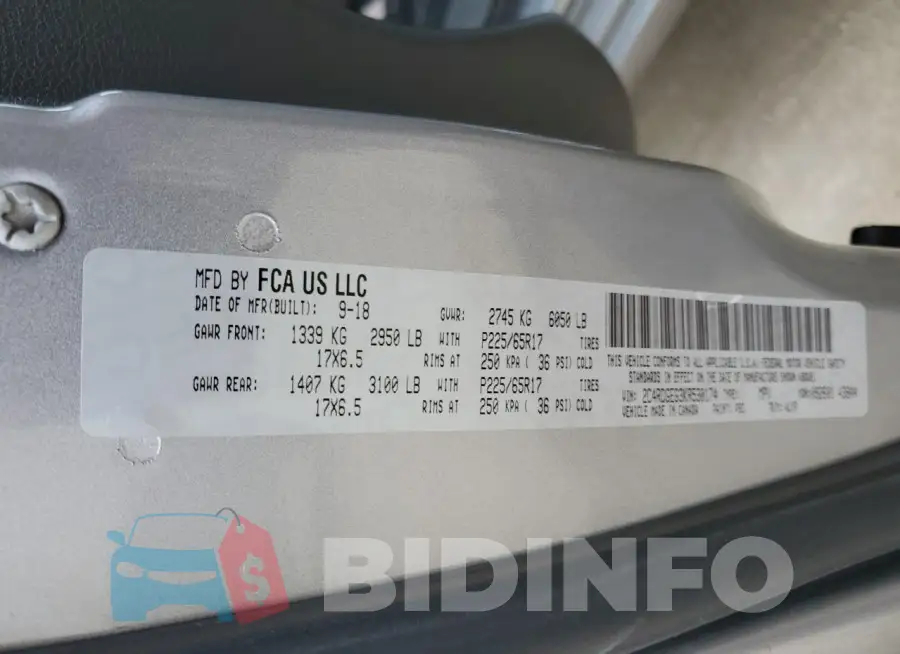 2C4RDGEG3KR530174 Photo# 14
