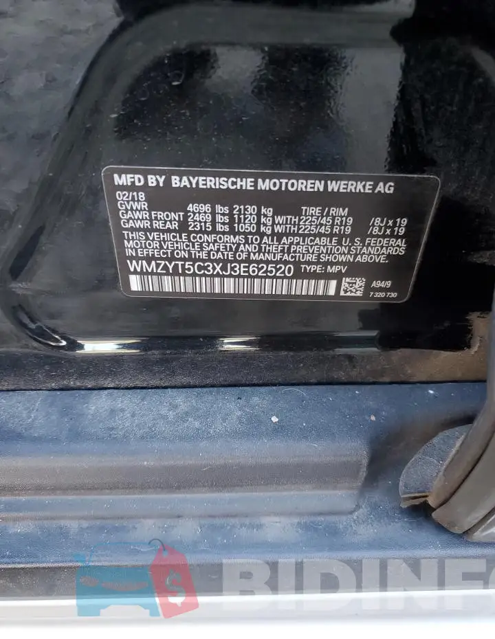 WMZYT5C3XJ3E62520 Photo# 13