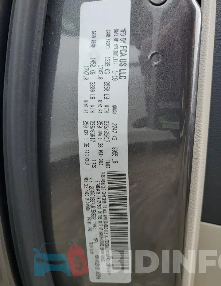 2C4RC1BG7JR154632 Photo# 13