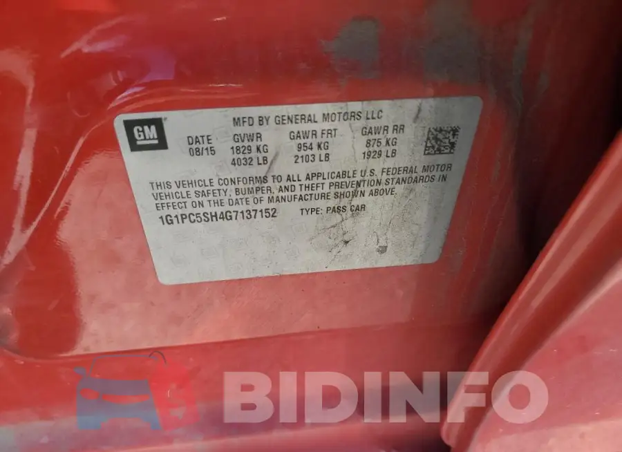 1G1PC5SH4G7137152 Photo# 12
