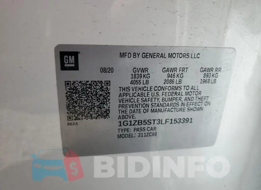 1G1ZB5ST3LF153391 Photo# 12